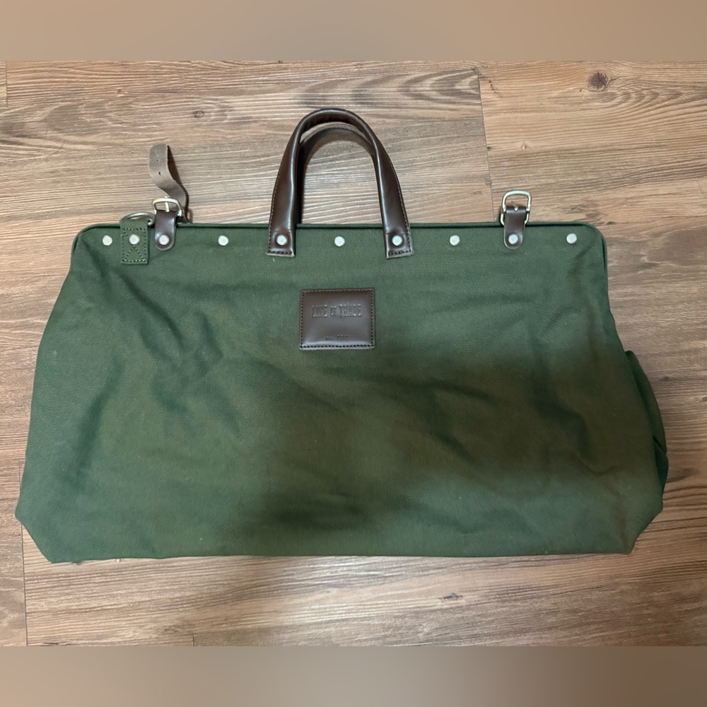 Green Canvas Men's Bag